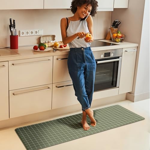 FRESHMINT Kitchen Mat Set Soft Durable 2-PieceANTI-FATIGUE Mat
