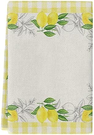 Summer Tropical Lemon Kitchen Towel