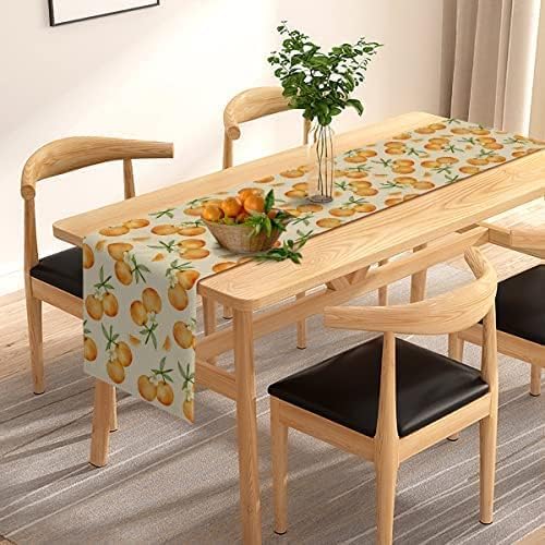 Pudodo Linen Table Runner 13x120 Inch Little Cutie Themed
