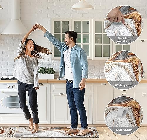 Anti-Fatigue Kitchen Rugs Memory Foam Premium Feel