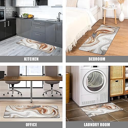 Anti-Fatigue Kitchen Rugs Memory Foam Premium Feel