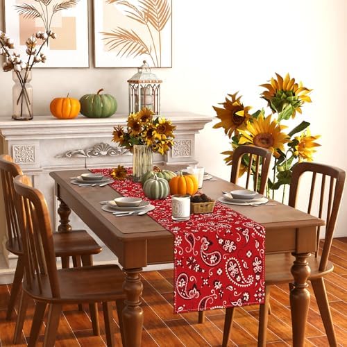 13x90 premium Western_tablecloth for parties and events
