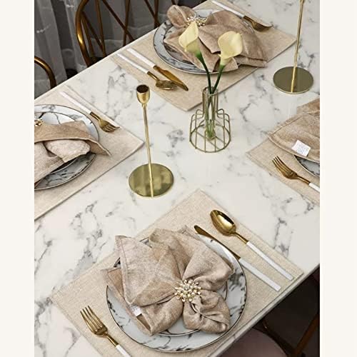 Elegant Gold Napkin Rings Set