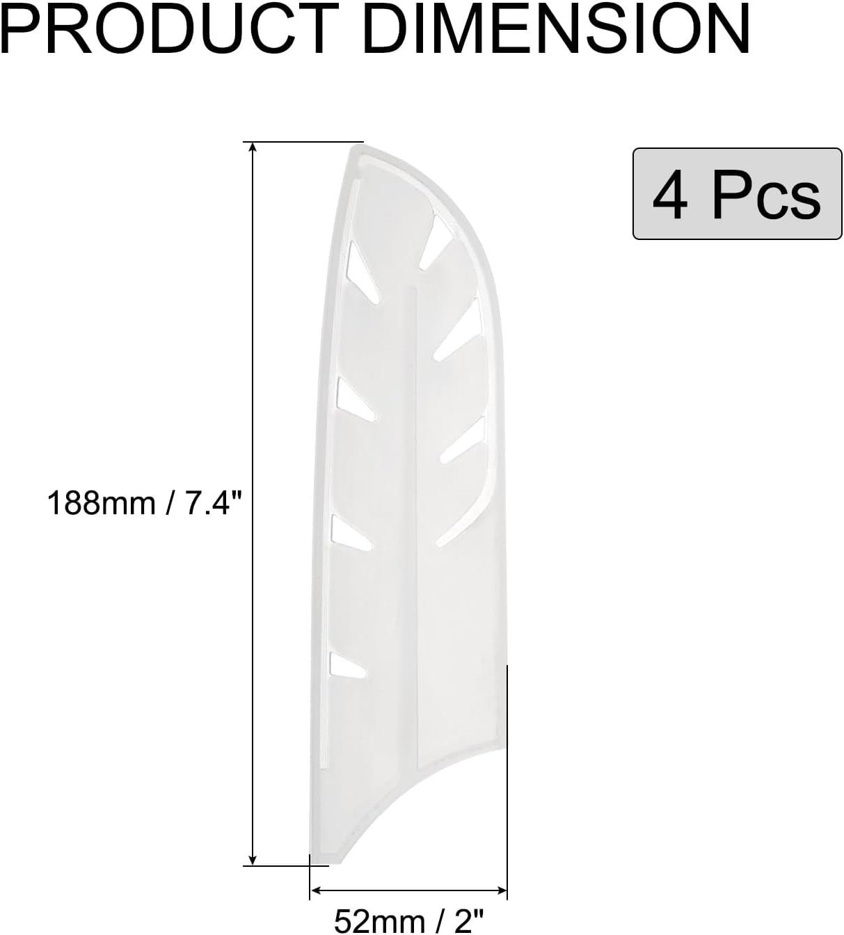 UXCell 4-Piece Knife Covers