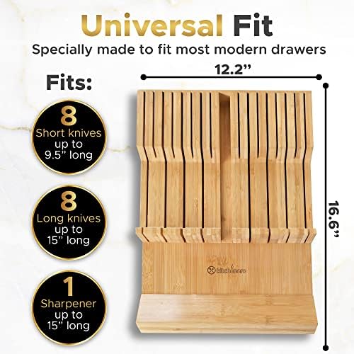 Bamboo Knife Holder Sharpener