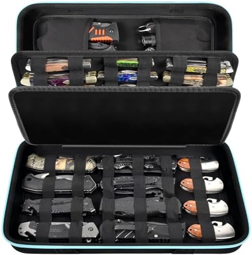 Set of 45 Pocket Knife Storage Box