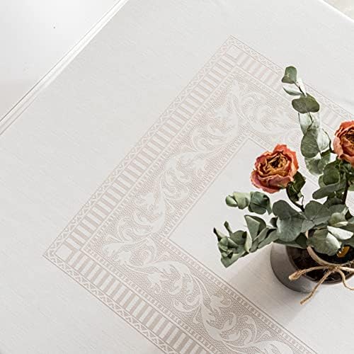 GOLD SAIL Premium Taupe Tablecloth - Outdoor Waterproof Rectangle