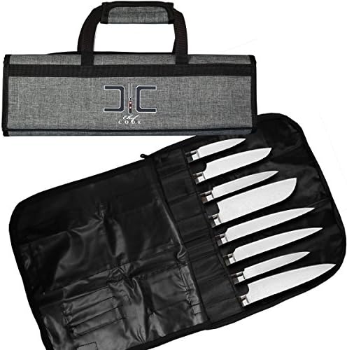 Chef Code Knife Bag Professional 8-Pocket Knives Organizer