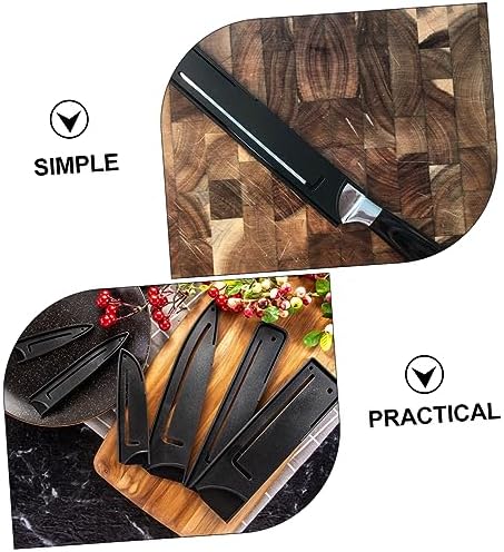 6Pcs Kitchen Plastic Scabbard Knife Protectors Universal Kitchen Utensil Covers