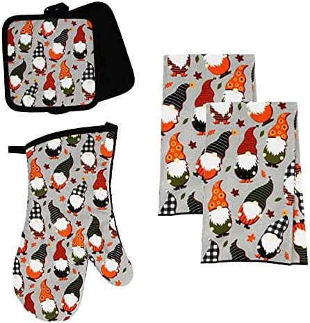 Halloween Gnome Kitchen Linens Set