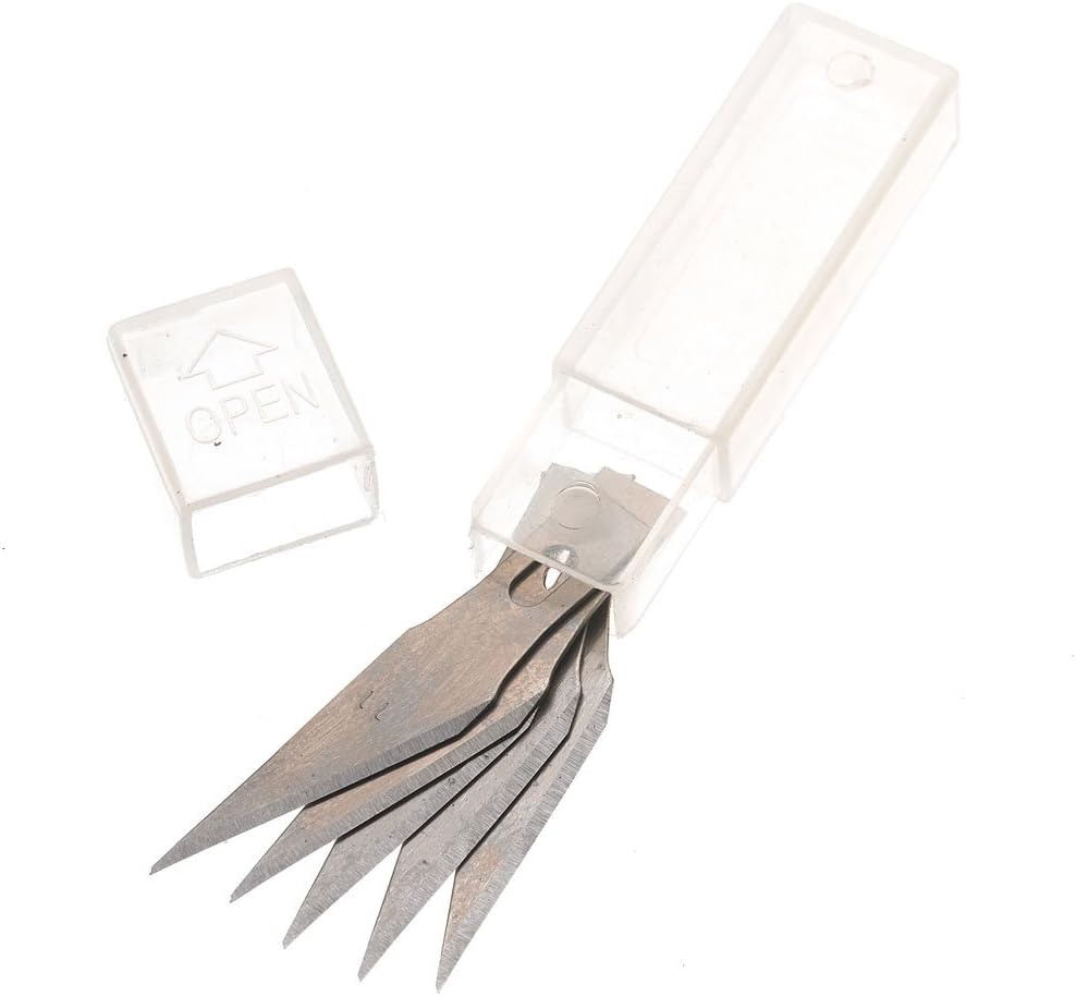 Mercer Culinary Replacement Blades for Hobby Knife 5 Piece Stainless Steel