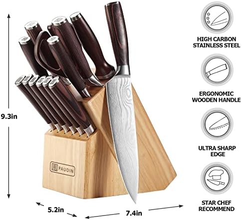 PAUDIN knives set for home