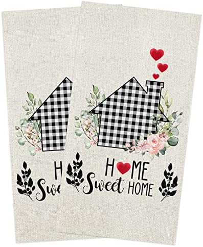 ZOE GARDEN Farmhouse Plaid Kitchen Towels - Delight Your Kitchen
