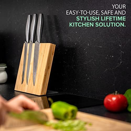 Coninx Magnetic Knife Block for Kitchen Storage