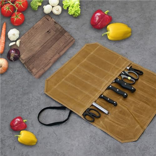 Stylish Heavy-Duty Knife Roll Case
