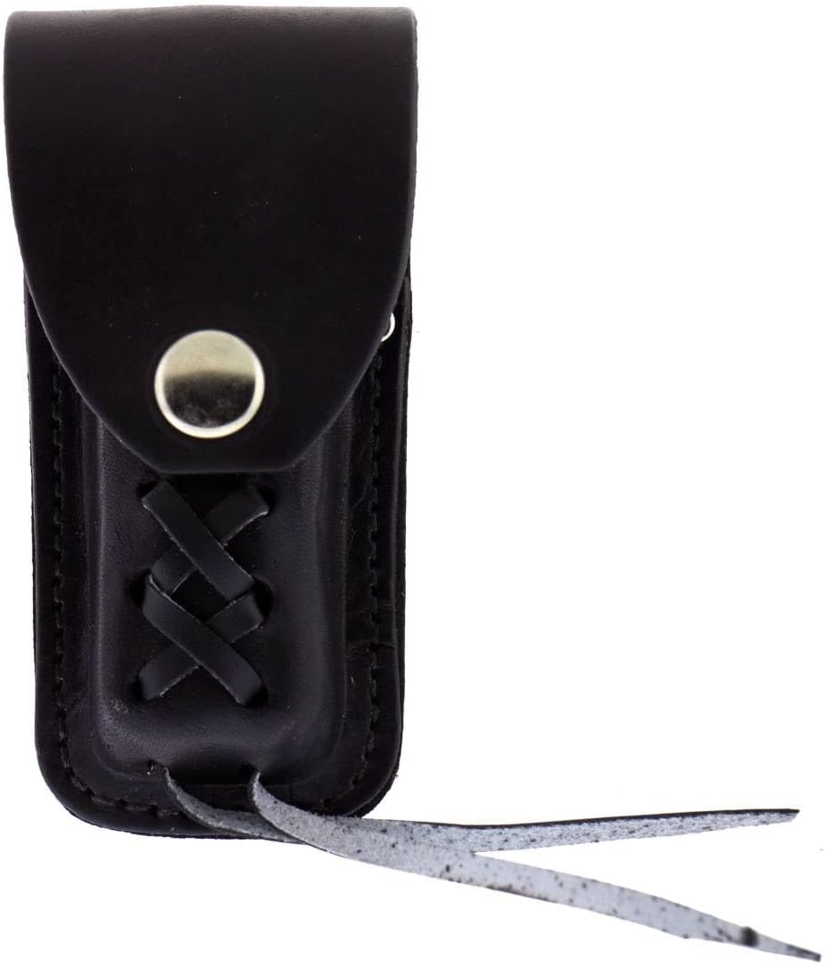 Hot Leathers 4 Black Leather Knife Case