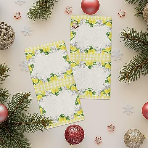 Summer Tropical Lemon Kitchen Towel