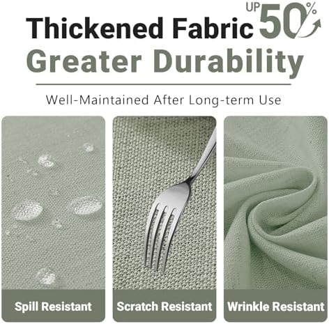 Rustic Tablecloth-BThroughout Hours waterproof elegant cotton linen tassel edge multi-use tablecloth