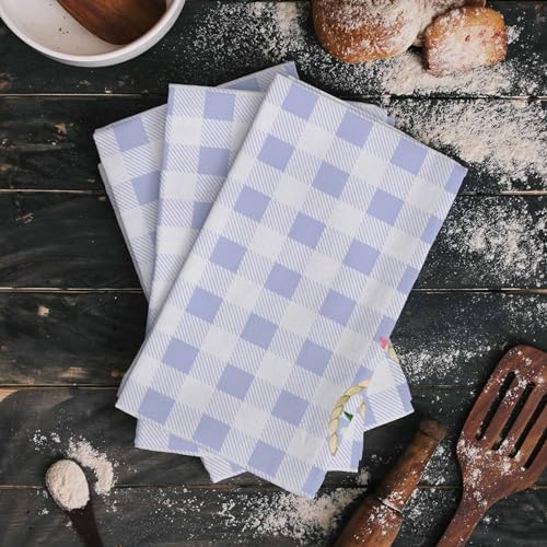ZOE GARDEN Easter Basket Bunny Kitchen Towels
