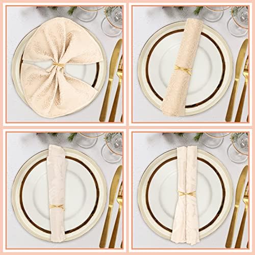 Polished Gold Napkin Rings