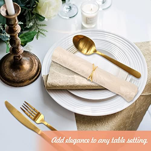Polished Gold Napkin Rings