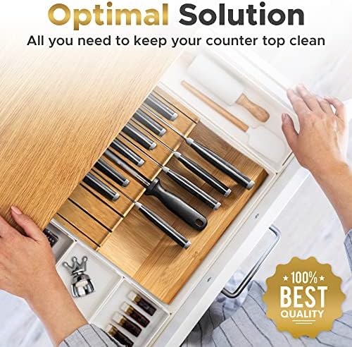 Bamboo Knife Holder Sharpener