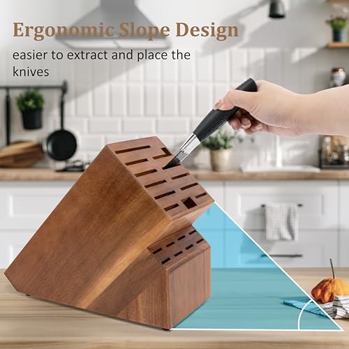 20 Slot Universal Knife Block Storage System