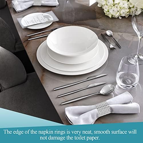 Brilliant Silver Napkin Rings for Parties