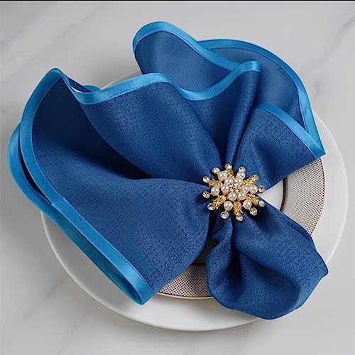 Elegant Gold Napkin Rings Set