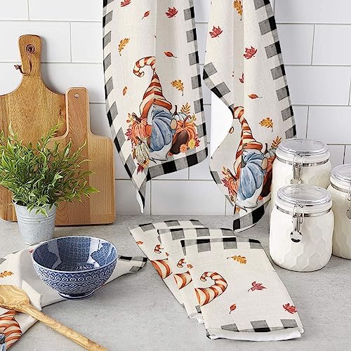 Thanksgiving Plaid Kitchen Towels