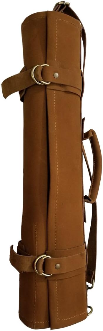luvsecretlingerie Genuine Lightweight Leather Chef Knife Roll 13 Slots K5