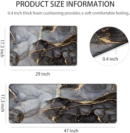 Anti Fatigue Kitchen Mat Set