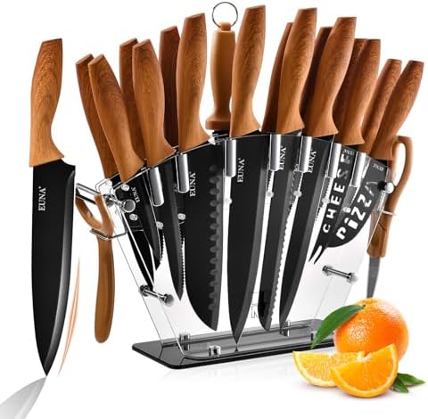 Premium 19-Piece Knife Set for Every Cook