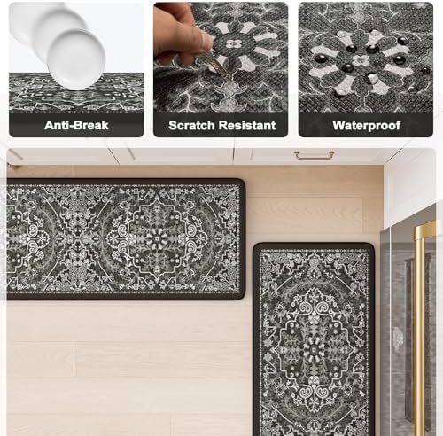 Anti-Fatigue Kitchen Mats Non-Slip Comfortable for Kitchen Use