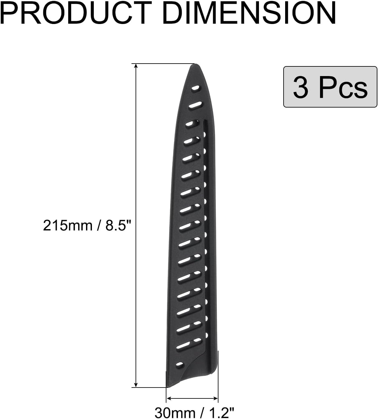 Uxcell 3 Pcs Knife Cover Sleeves for PP Knives 1