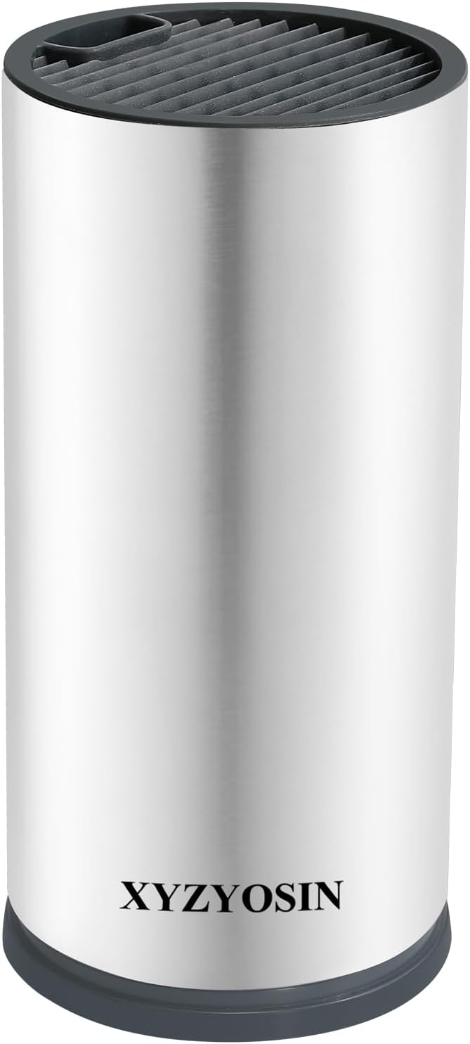 XYZYOSIN Stainless Steel Universal Knife Block