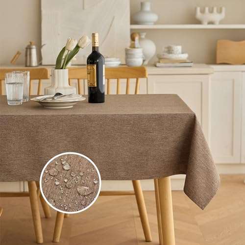 Versatile Rectangle Waterproof Dining Table Cloth