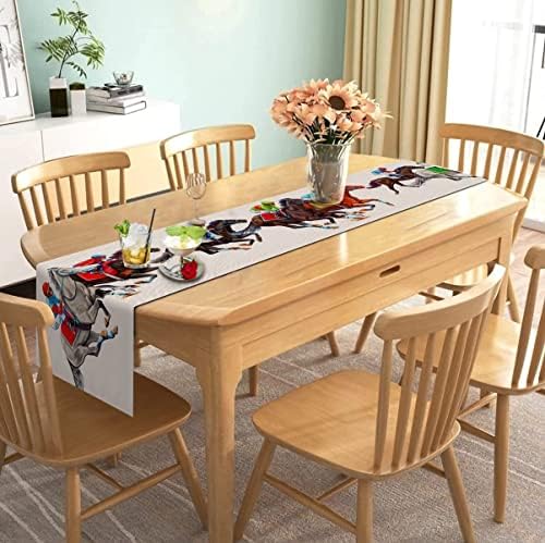 Nepnuser Kentucky Derby Table Runner - Rustic Farmhouse Design