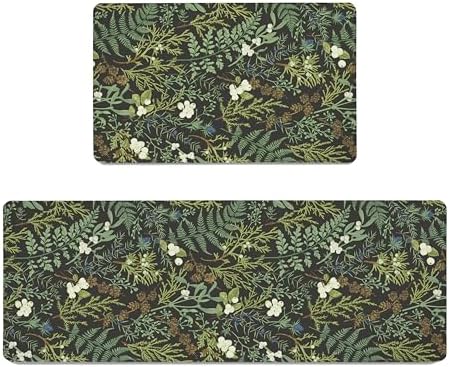Botanical Kitchen Rugs Set of 2