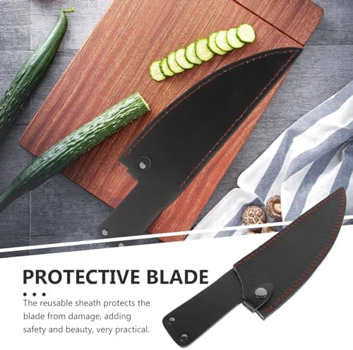 Stylish Kitchen Knife Case - PU Leather Covers for Safety Elegance