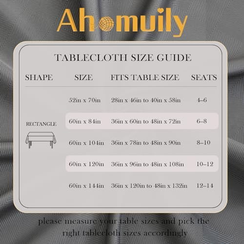 Elegant Grid Tablecloth waterproof for Kitchen Outdoor