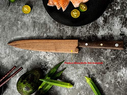 Aibote Natural Black Walnut Sashimi Knife Sheath