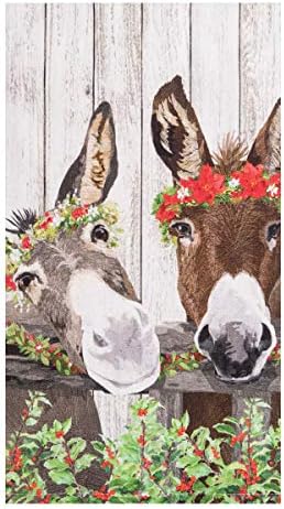 CF Home_printed Christmas Donkey 18x27