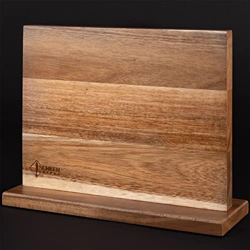 Durable Magnetic Knife Block with Natural Acacia Wood