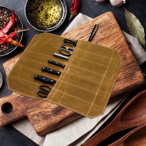 Stylish Heavy-Duty Knife Roll Case