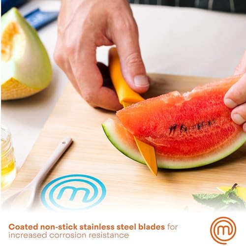 MasterChef 6-Piece Knife Block Set Red