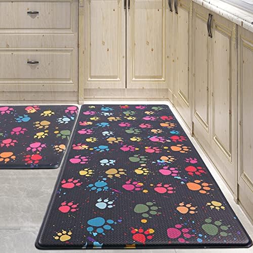 2-Piece Anti-Fatigue Kitchen Mat Set for Standing Bappiness