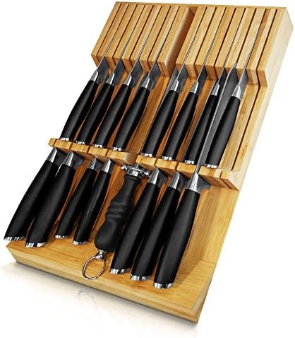 Bamboo Knife Holder Sharpener