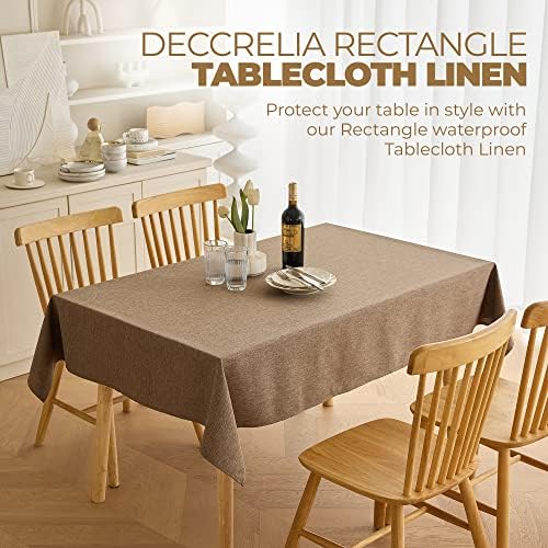 Versatile Rectangle Waterproof Dining Table Cloth