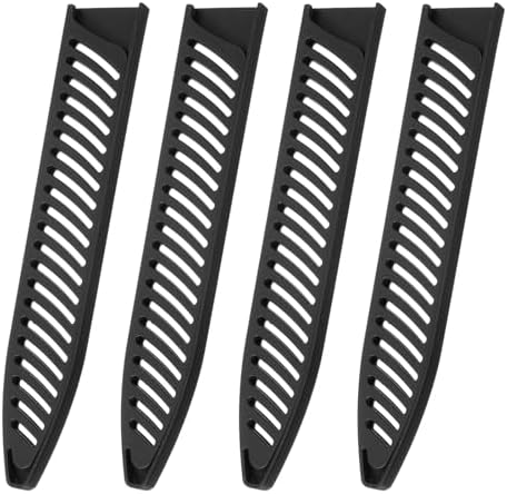 Protect your kitchen knives with our sleek black cover sleeve set